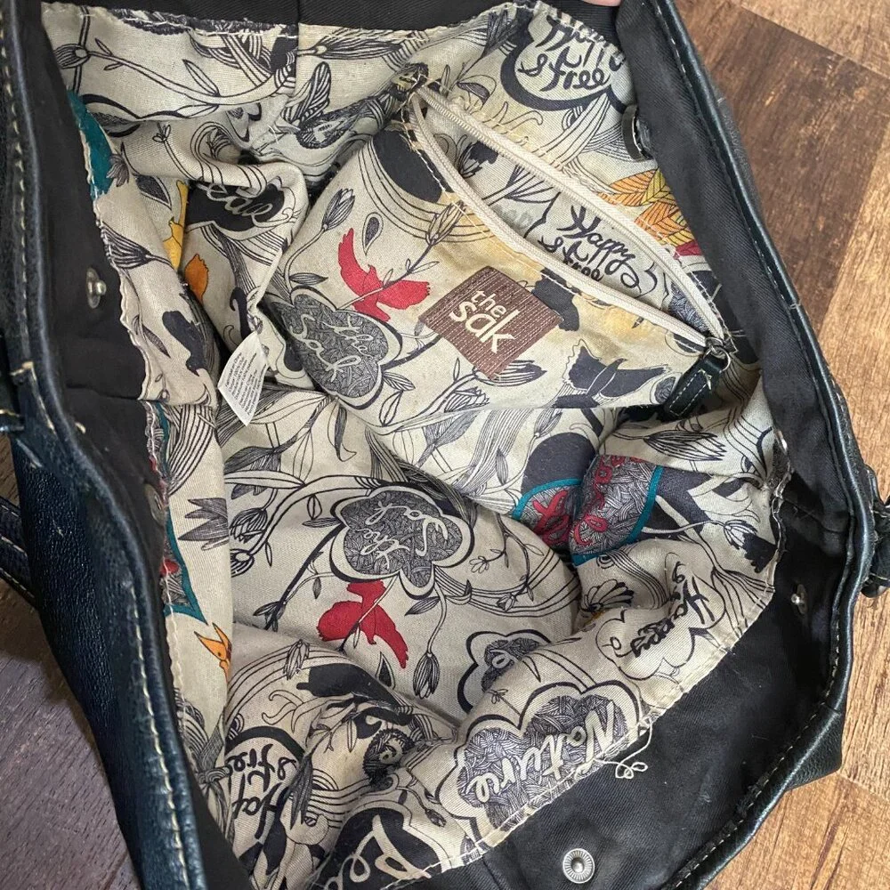 The Sak Black Leather Bag - Picture 6 of 7